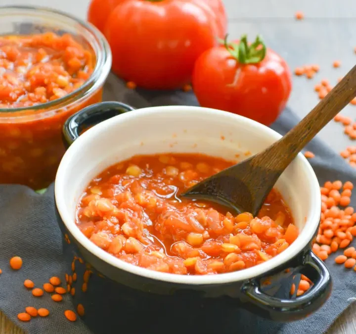 Rote Linsen Bolognese