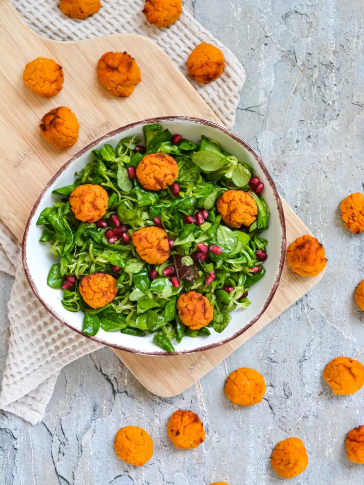 Kürbis Falafel