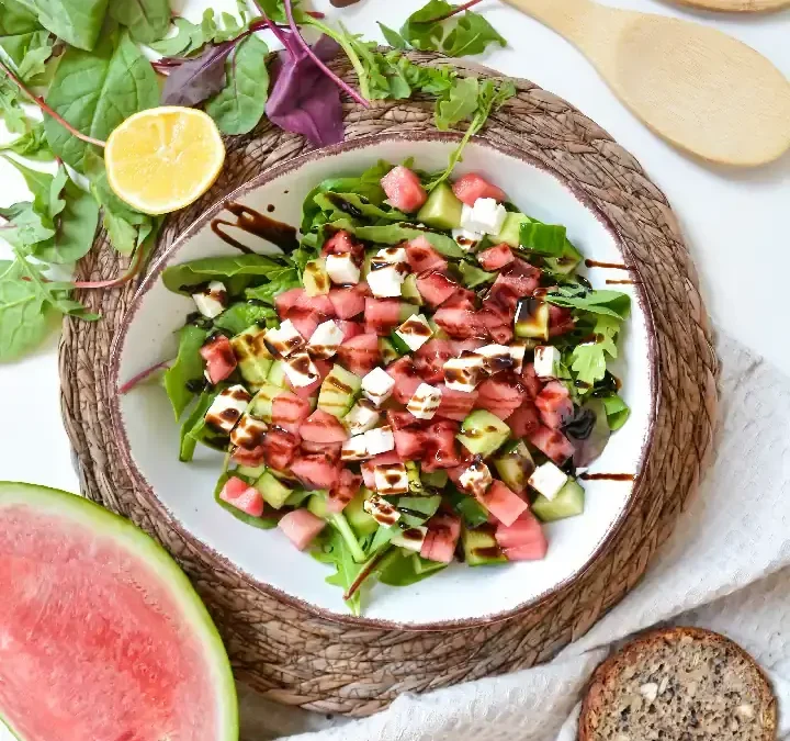 Melonen-Feta-Salat