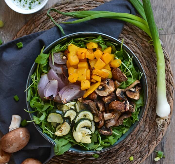 Herbst-Salat-Bowl
