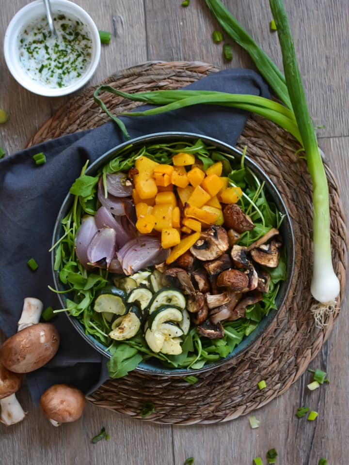 Herbst-Salat-Bowl