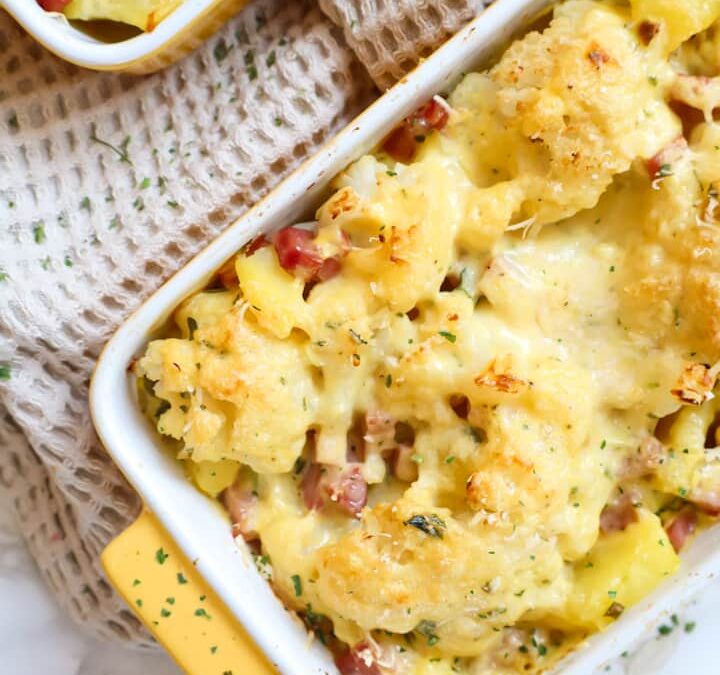 Blumenkohl-Hollandaise-Auflauf