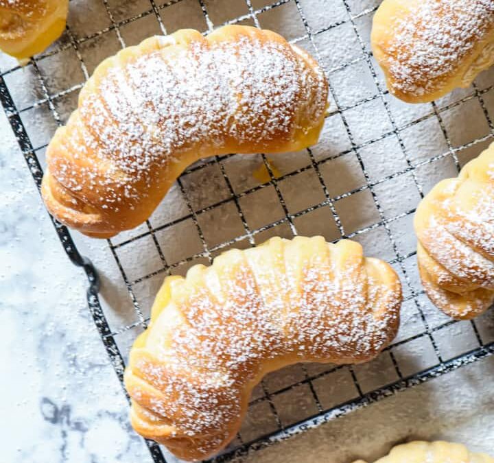Vanille-Pudding-Hörnchen