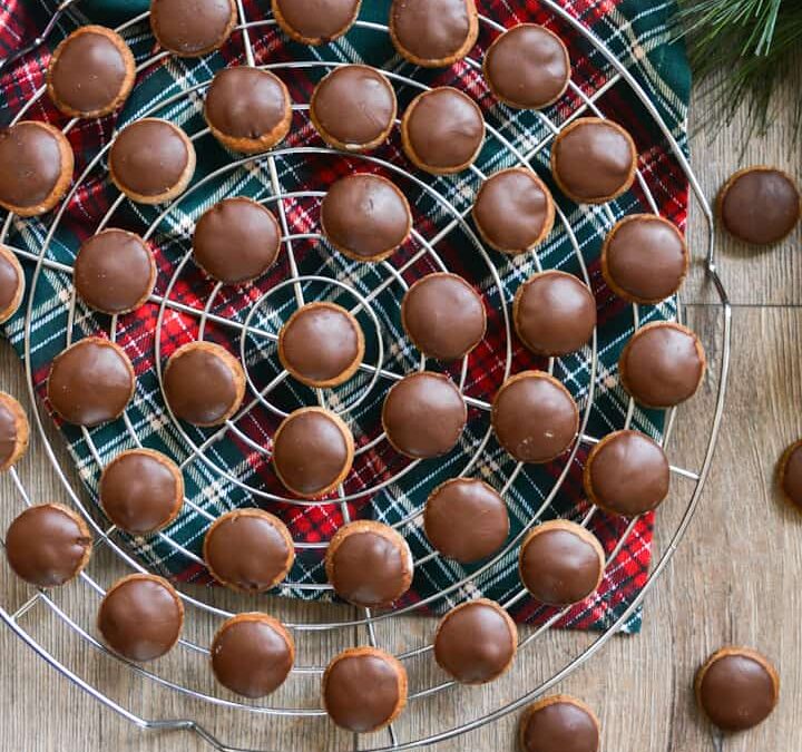 Schoko-Lebkuchen-Knöpfe