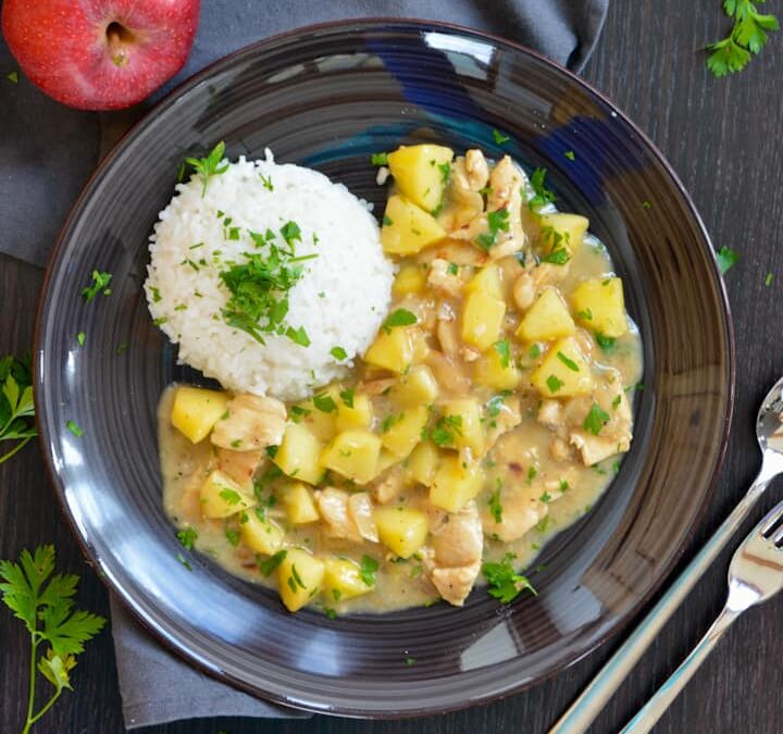 Geschnetzeltes in Apfel-Sauce