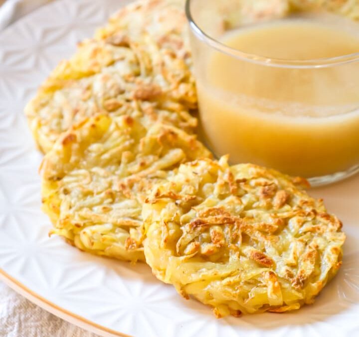 Kartoffelrösti mit Apfelmus
