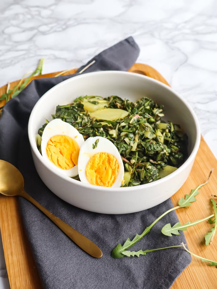 Steirischer Röhrlsalat ♥ Salat aus Löwenzahn!