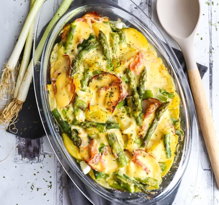 Schneller Spargel Auflauf