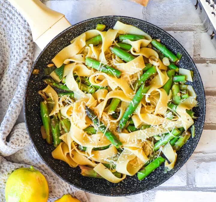 Spargel-Zitronen-Pasta