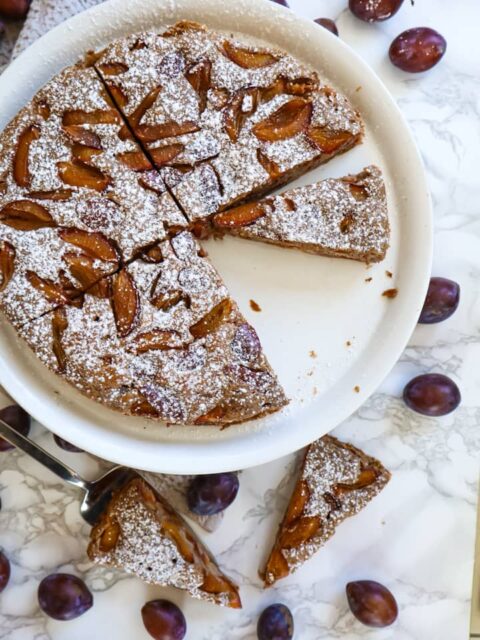 Apfel-Bananen-Kuchen ♥ zuckerfrei backen!