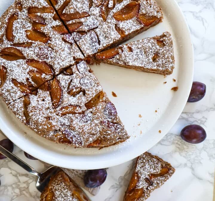 Zuckerfreier Zwetschgenkuchen