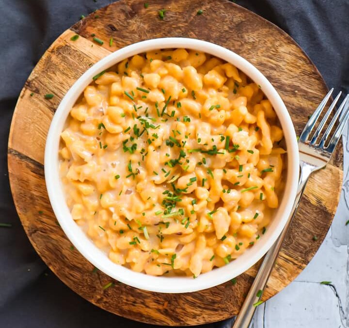 Kürbis Käse Spätzle