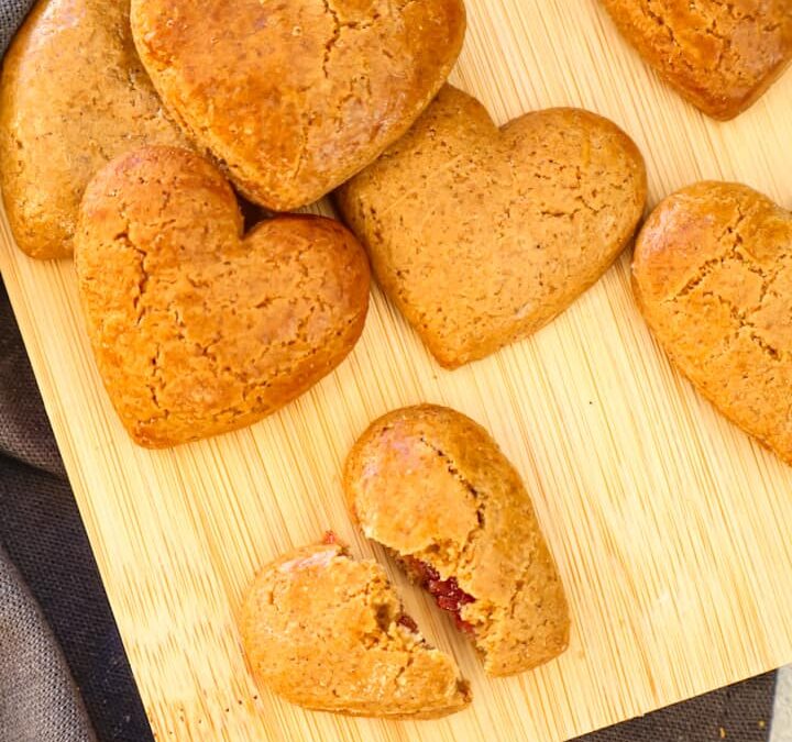 Gefüllte Lebkuchen-Herzen