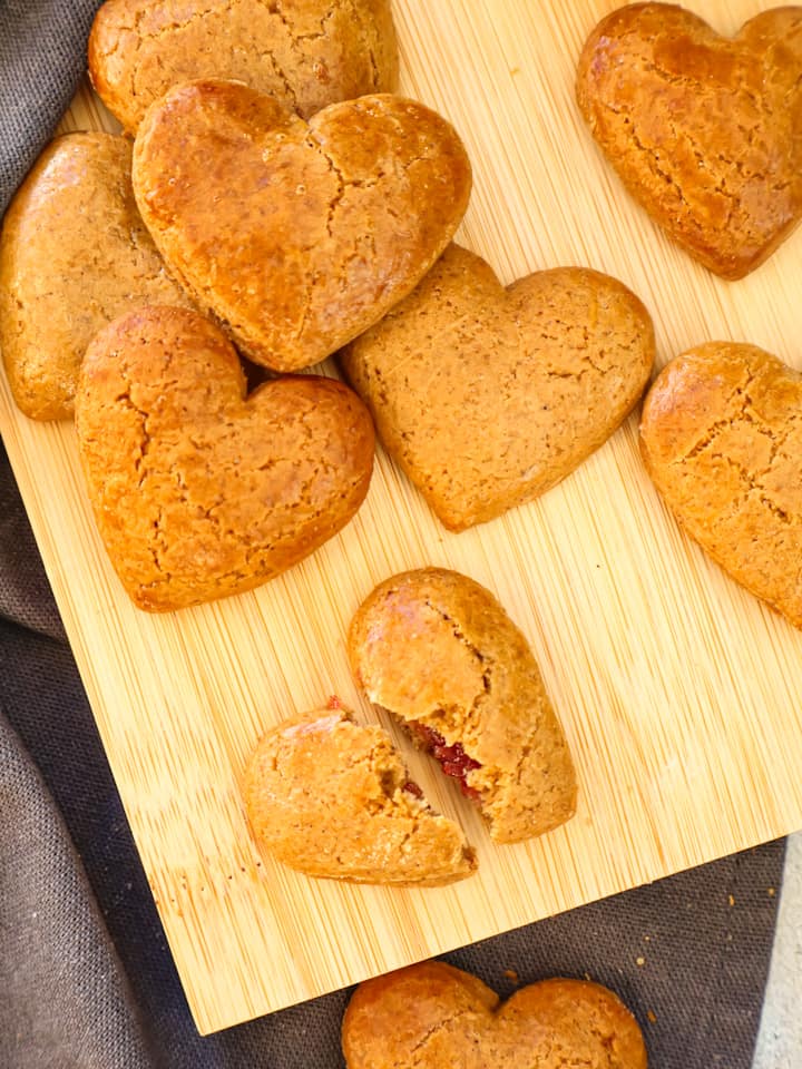 Gefüllte Lebkuchen-Herzen