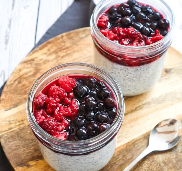 Buttermilch Chia Pudding