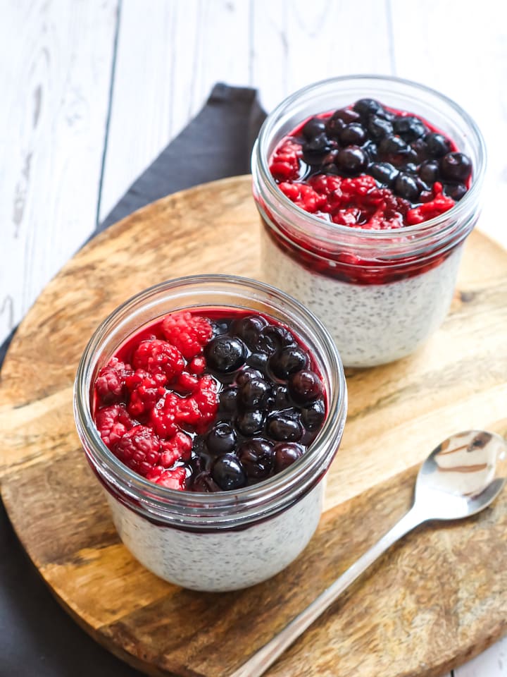 Buttermilch Chia Pudding