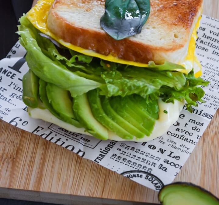 Avocado Omelette Sandwich