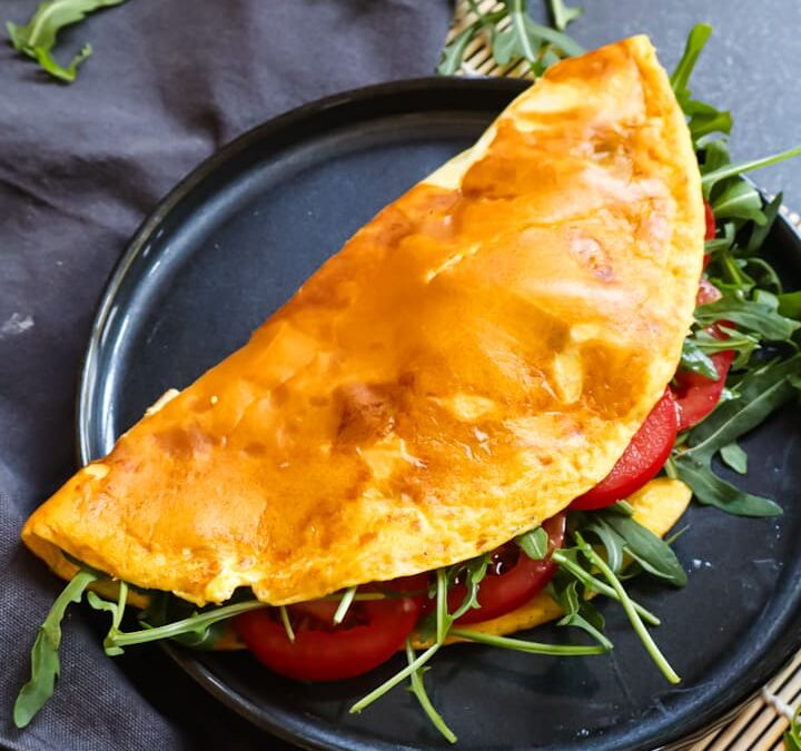 Reispapier Omelette