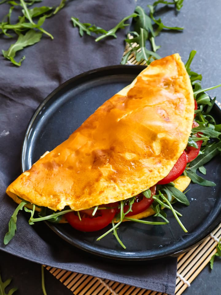 Reispapier Omelette