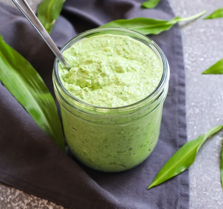 Bärlauch Feta Aufstrich