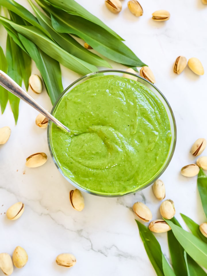 Bärlauch Pistazien Pesto