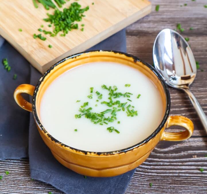 Spargelcremesuppe aus Schalen