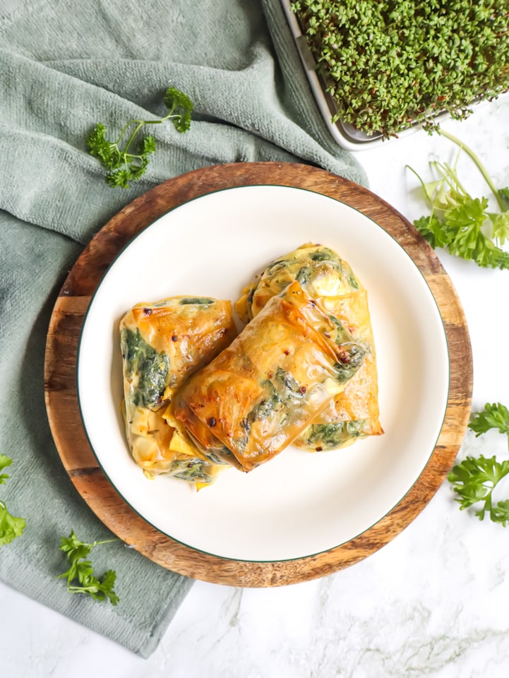 Spinat-Feta-Taschen