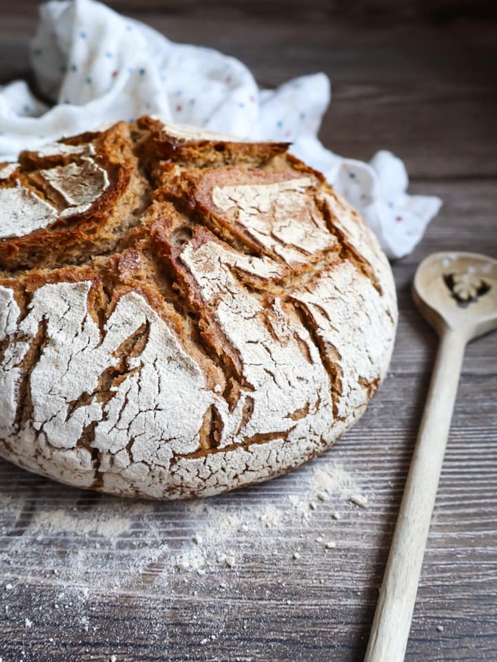 Nahaufnahme von Brotlaib