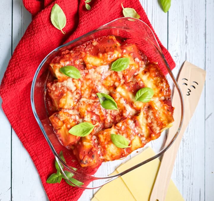 Veggie Lasagne Roll-Ups
