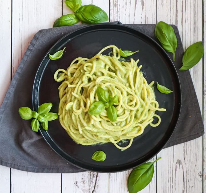 Zucchini Basilikum Pasta