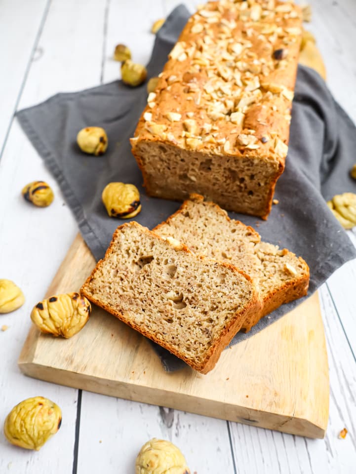 bananen-kastanien-brot-5-min Kuchen mit Kürbispürree