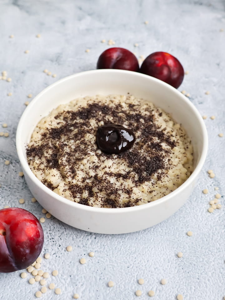Vegane Milchnudeln im Germknödel Style