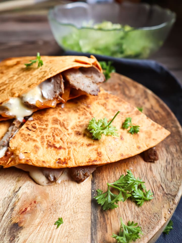 Steak Quesadilla mit viel Käse