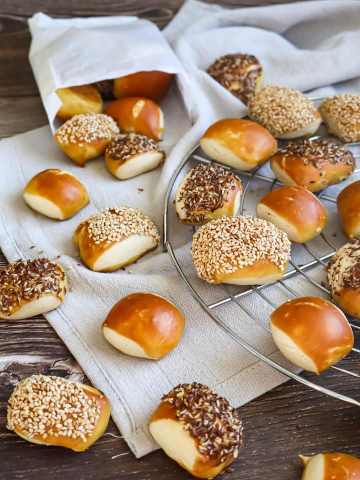 Gesundes Brot mit Apfel