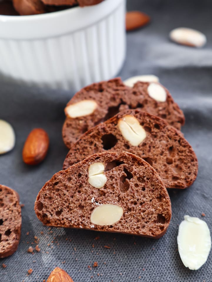 Cantuccini Kekse Gesundes Frühstück mit Apfel ohne Zucker