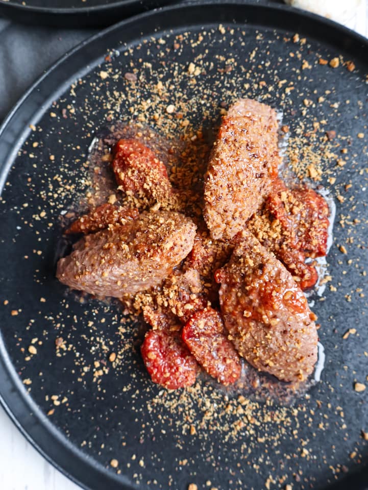 Gesundes Brot mit Apfel