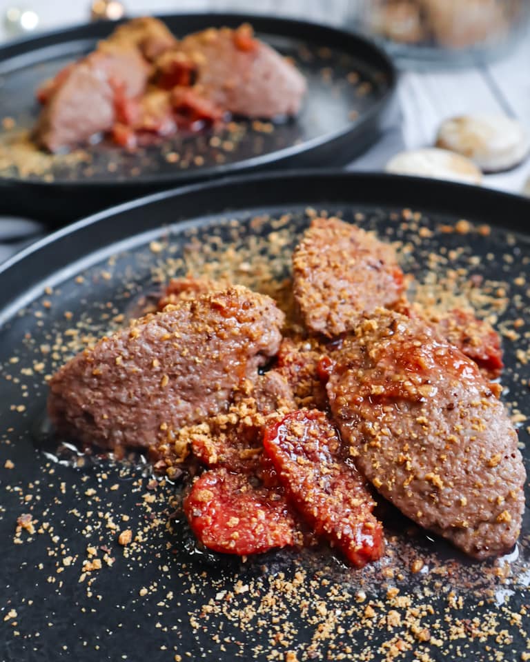 Gesundes Frühstück mit Apfel ohne Zucker
