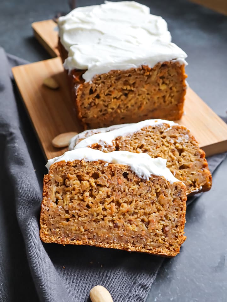 karotten-apfelbrot-5 Verkostung von Cheesecake mit einer Gabel
