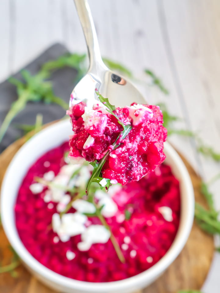Überbackene Birne mit Gorgonzola und Walnüsse