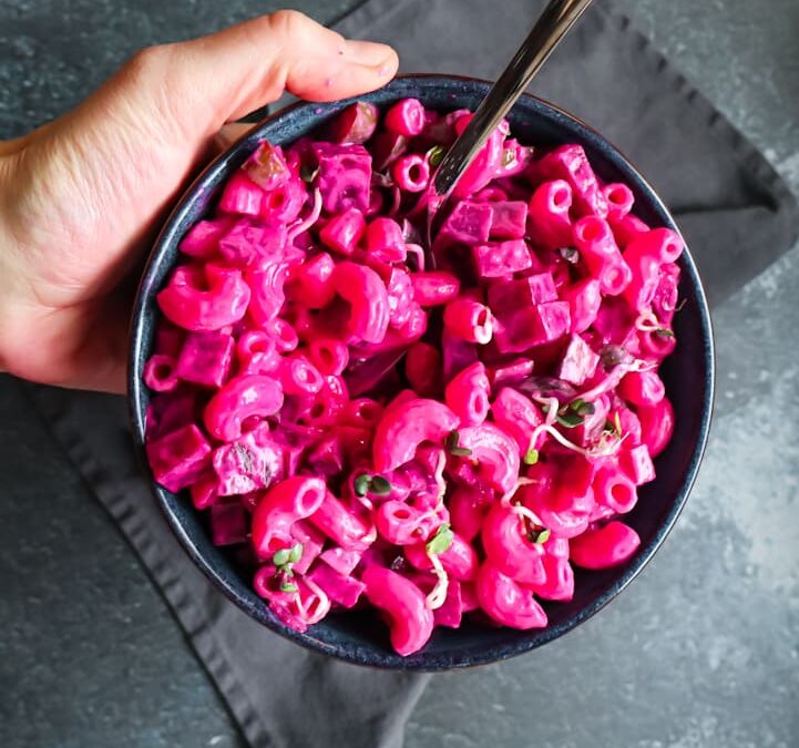Rote Bete Nudelsalat