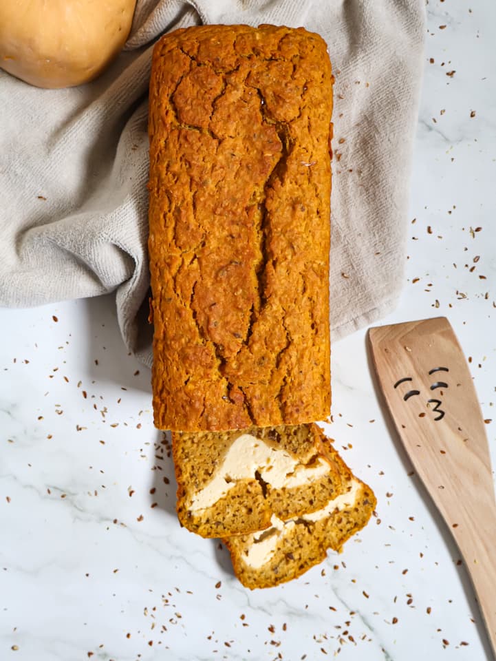 Kürbiskuchen mit Cheesecake-Kern