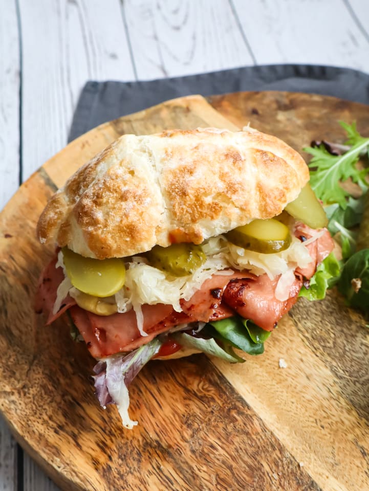 Pikante Variante eines Käsekuchens