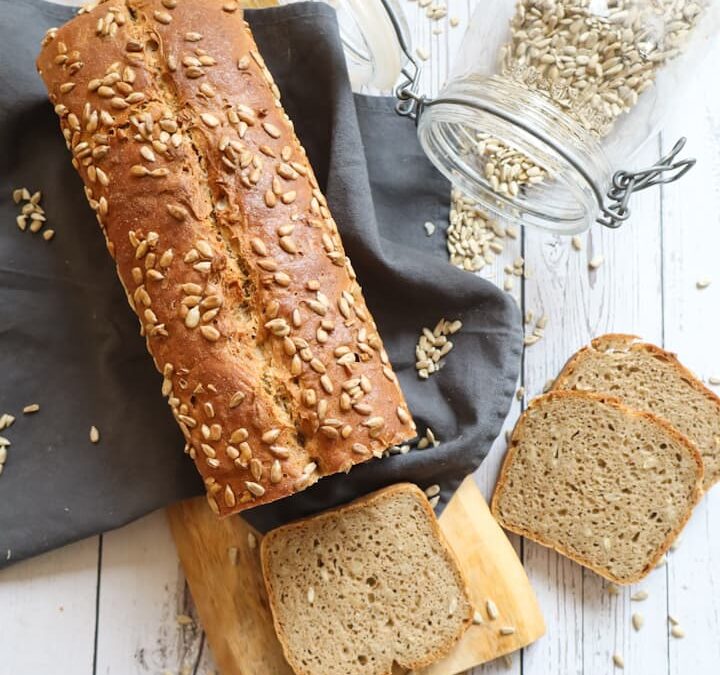 Sonnenblumenbrot mit Sauerteig