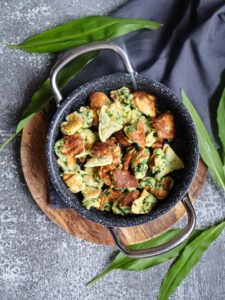 Kaiserschmarren mit Bärlauch