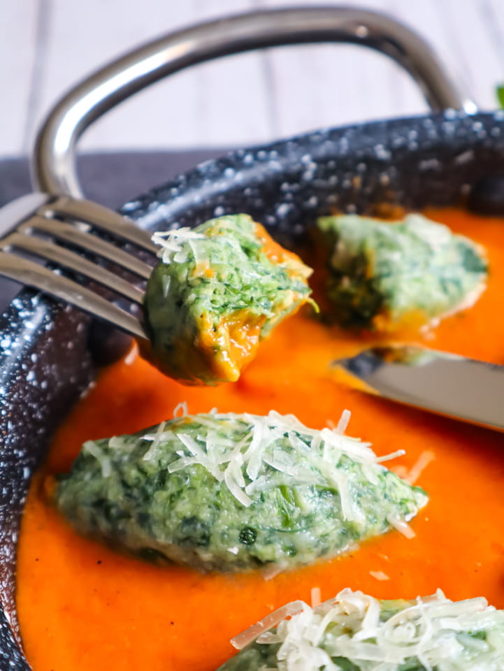 Malfatti Stück auf Gabel 