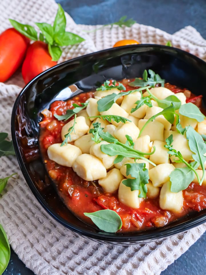 Schmarren mit Bärlauch verfeinert