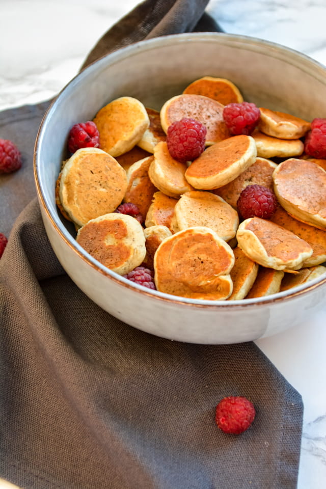 Bärlauch Schmarren in der Pfanne