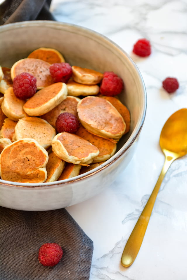 Schmarren mit Bärlauch verfeinert