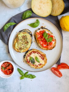 Crispy Auberginen Toast