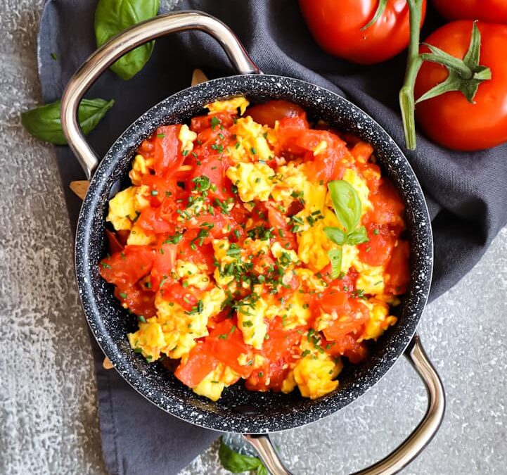 Tomaten Eierspeise (Paradeiser Schmölzi)